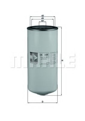OC289 Mahle Original Фільтр масла